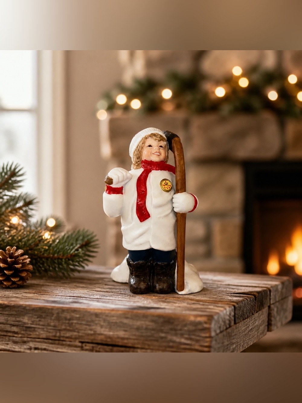 Hockey Player Figurine 1981 by Michael Roche